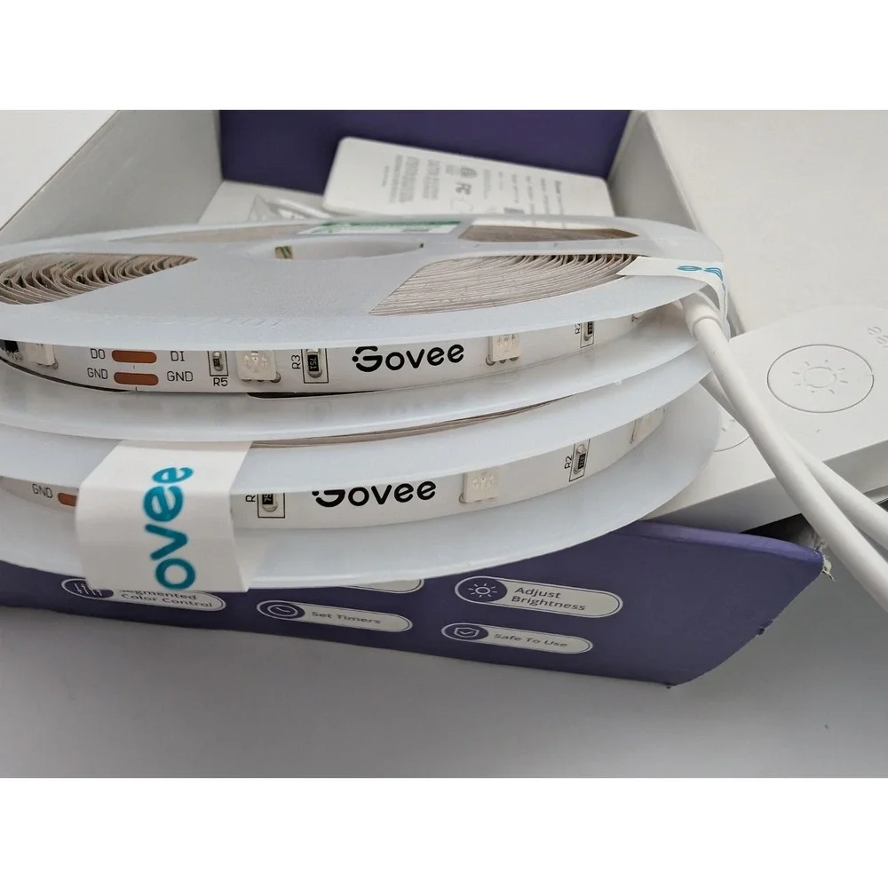 Govee 65.6ft RGBIC LED Strip Lights Color Changing LED via‎ Bluetooth H6147